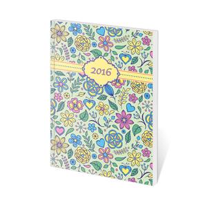 Kalendarz książkowy kieszonkowy Poketto - Vintage 2016