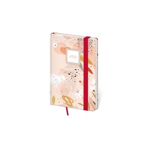 Kalendarz książkowy kieszonkowy tygodniowy 2022 Vario z gumką - Coralestyle