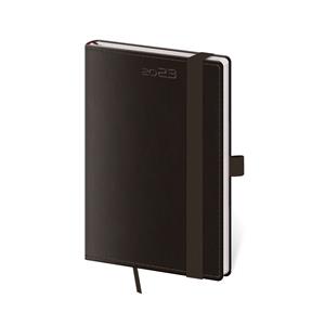 Kalendarz książkowy kieszonkowy tygodniowy 2023 Double Black