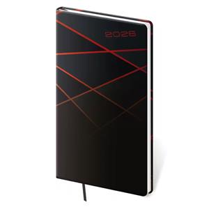 Kalendarz książkowy kieszonkowy tygodniowy 2026 Vario - Black Design