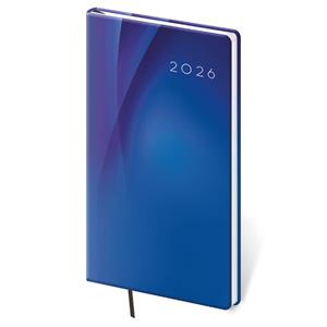 Kalendarz książkowy kieszonkowy tygodniowy 2026 Vario - Blue Design