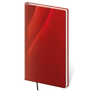 Kalendarz książkowy kieszonkowy tygodniowy 2026 Vario - Red Design