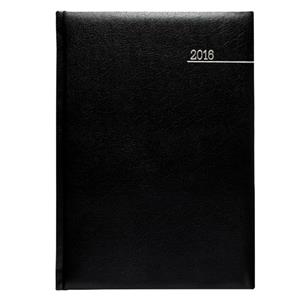 Kalendarz książkowy Kronos 2016 dzienny A5 - czarny