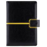 Kalendarz książkowy MAGNETIC tygodniowy A5 2027 polski - czarny/żółty