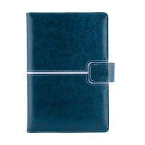 Kalendarz książkowy MAGNETIC tygodniowy B6 2022 CZ/SK - granatowy/srebrny