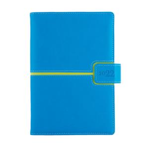Kalendarz książkowy MAGNETIC tygodniowy B6 2022 CZ/SK - niebieski/zielony