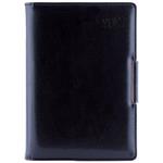 Kalendarz książkowy METALIC dzienny B6 2027 polski - czarny