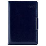 Kalendarz książkowy METALIC dzienny B6 2027 polski - granatowy