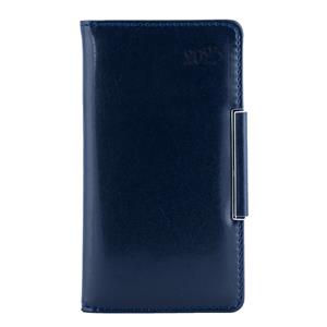 Kalendarz książkowy METALIC tygodniowy kieszonkowy 2023 słowacki?? - granatowy