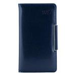 Kalendarz książkowy METALIC tygodniowy kieszonkowy 2027 polski - granatowy