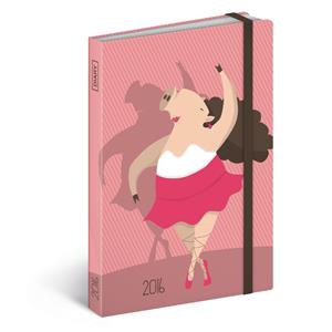 Kalendarz książkowy Piggie B6 2016