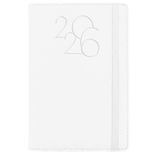 Kalendarz książkowy POLY tygodniowy A5 2026 czeski - biały