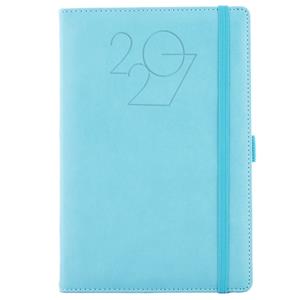 Kalendarz książkowy POLY tygodniowy A5 2027 polski - jasnoniebieski