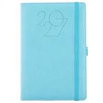 Kalendarz książkowy POLY tygodniowy A5 2027 polski - jasnoniebieski