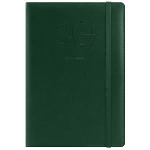 Kalendarz książkowy POLY tygodniowy A5 2027 polski - zielony