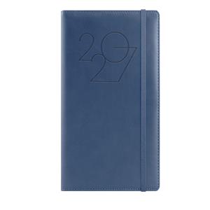 Kalendarz książkowy POLY tygodniowy kieszonkowy 2027 polski - granatowy