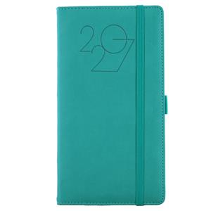 Kalendarz książkowy POLY tygodniowy kieszonkowy 2027 słowacki - morski