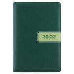 Kalendarz książkowy RIGA dzienny A5 2027 polski - zielony