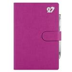 Kalendarz książkowy SPLIT CRYSTAL tygodniowy A5 2027 polski - fuksjowy