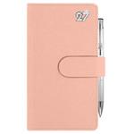 Kalendarz książkowy SPLIT CRYSTAL tygodniowy kieszonkowy 2027 polski - jasnoróżowy