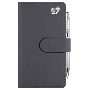 Kalendarz książkowy SPLIT CRYSTAL tygodniowy kieszonkowy 2027 polski - szary