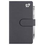 Kalendarz książkowy SPLIT CRYSTAL tygodniowy kieszonkowy 2027 polski - szary