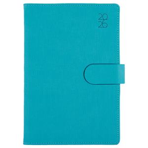 Kalendarz książkowy SPLIT dzienny A5 2026 czeski - jasnoniebieski