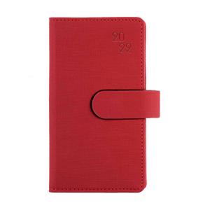 Kalendarz książkowy SPLIT tygodniowy kieszonkowy 2022 słowacki?? - czerwony