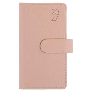 Kalendarz książkowy SPLIT tygodniowy kieszonkowy 2027 polski - jasnoróżowy