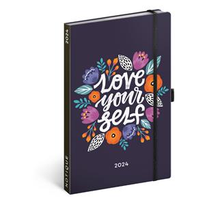 kalendarz książkowy tygodniowy 2024 A5 Love Yourself