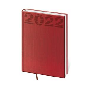 Kalendarz książkowy tygodniowy A5 2022 Coco - czerwony