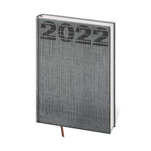 Kalendarz książkowy tygodniowy A5 2022 Coco - szary