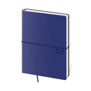 Kalendarz książkowy tygodniowy A5 2022 Flexio - ciemnoniebieski