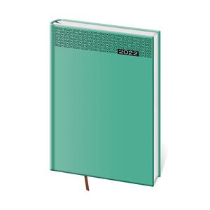 Kalendarz książkowy tygodniowy A5 2022 Gommato - turkusowy