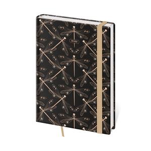 Kalendarz książkowy tygodniowy A5 2022 Vario z gumką - Dragonfly