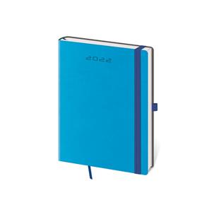 Kalendarz książkowy tygodniowy B6 2022 Flexies - niebieski