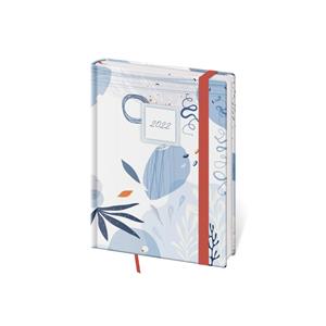 Kalendarz książkowy tygodniowy B6 2022 Vario z gumką - Bluestyle