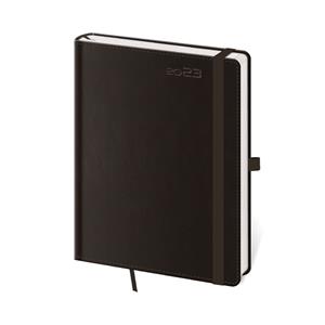 Kalendarz książkowy tygodniowy B6 2023 Double Black