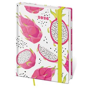 Kalendarz książkowy tygodniowy B6 2026 Vario - Pitaya z gumką