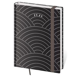 Kalendarz książkowy tygodniowy B6 2026 Vario - Round z gumką