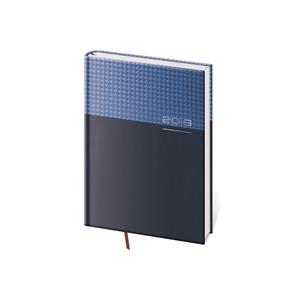 Kalendarz książkowy tygodniowy kieszonkowy Square 2016 - niebieski