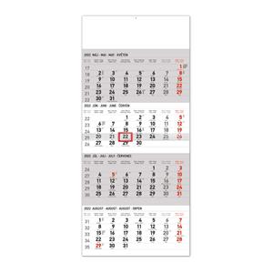 Kalendarz ścienny 2022 4-miesięczny standard składany SK