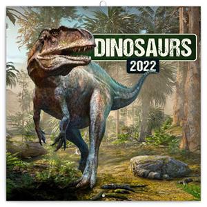 Kalendarz ścienny 2022 Dinozaury