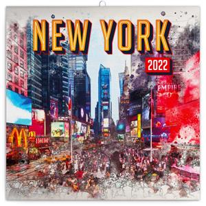 Kalendarz ścienny 2022 New York