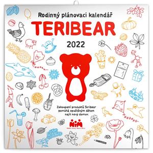 Kalendarz ścienny 2022 Rodzinny planner TERIBEAR