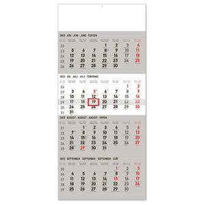 Kalendarz ścienny 2023 4-miesięczny standard składany SK