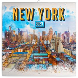 Kalendarz ścienny 2023 New York