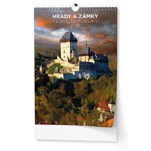 Kalendarz ścienny 2023 Zamki i pałace Republiki Czeskiej