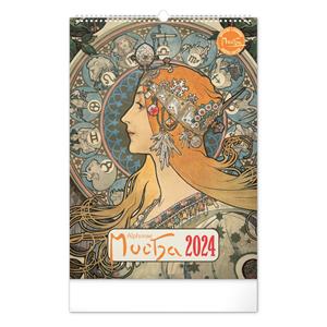 Kalendarz ścienny 2024 Alfons Mucha