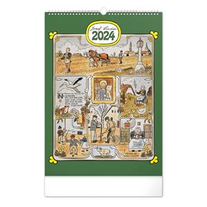 Kalendarz ścienny 2024 Josef Lada